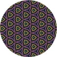 thumbnail image 1 of Ahgly Company Machine Washable Indoor Round Transitional Ash Gray Area Rugs, 6' Round, 1 of 7