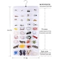 thumbnail image 2 of 80 Pockets Hanging Jewelry Organizer for Earrings Necklace Bracelet Ring Accessory Display Holder Box, 2 of 9