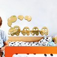 thumbnail image 4 of Vinilo decorativo de pared con forma de tren para habitación infantil. Ideal como regalo de inauguración o para la ducha. Color dorado, 4 of 7
