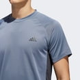 thumbnail image 4 of adidas Men's Training Essentials Raglan Tech Tee,Raw Steel/Carbom, Med, 4 of 4