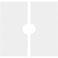 thumbnail image 7 of 28"OD x 6"ID x 9 3/4"C x 1"P Rubik Architectural Grade PVC Contemporary Ceiling Medallion, Two Piece, 7 of 7