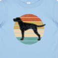 thumbnail image 4 of Inktastic Vizsla Dog Retro Sunset Boys or Girls Baby T-Shirt, 4 of 5