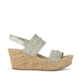 thumbnail image 2 of Baretraps Womens Rene Cork Faux Leather Platform Sandals, 2 of 8