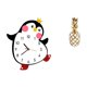 thumbnail image 1 of Reloj de pared,Reloj de pared silencioso y decorativo que no hace tictac,Estatua de resina,Estatua de resina para decoración del hogar,manualidades,oro,Escultura de oro,figura de, 1 of 8