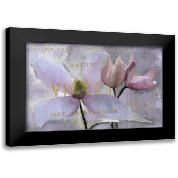 Allen, Kimberly 14x11 Black Modern Framed Museum Art Print Titled - Violet Paris