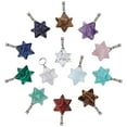 thumbnail image 2 of 13Pcs Star Shape Mixed Stone Pendants Charm Gemstone Dangle Charms Hole: 5x7mm, 2 of 9