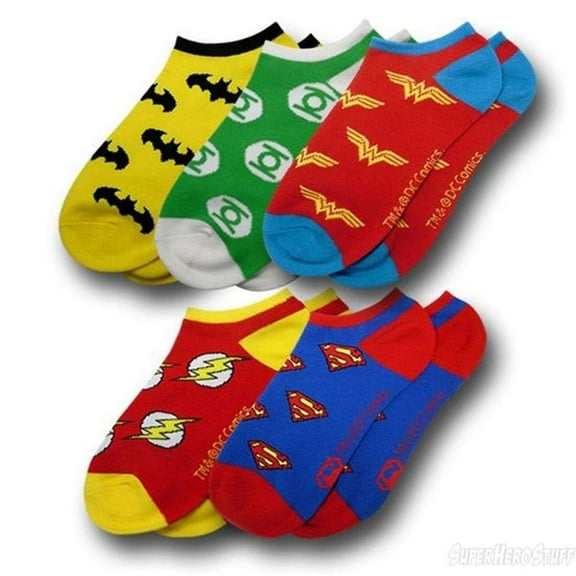 Comics Character Ankle Socks 6 Pair