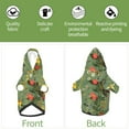 thumbnail image 5 of Goofa Botanical Garden With Cats Pattern Small Dog Sweater Hoodies Pet Grey Hooded Soft Fleece Sweatshirts with Pocket Fall Winter Puppy Cat Sweaters Warm Clothes-Large, 5 of 8