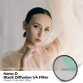 thumbnail image 2 of Filtro K&F CONCEPT Black Diffusion 1/4 52 mm para vídeo/foto, 2 of 8