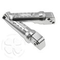 thumbnail image 2 of Silver Rear GP Foot Peg Passenger Rest For Kawasaki Ninja ZX EX 650 Rear Set, 2 of 4