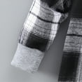 thumbnail image 6 of Towmus Toddler Boy Clothes Fall Winter Blouse Casual Flannel Shirt Tops Plaid Trendy Hoodie & Sweatpants Set 2Pcs Unisex Outfit 3~7 years, 6 of 9