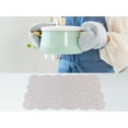 thumbnail image 5 of Unique Bargains Set of 6 Ruffle Placemats for Kitchen Dining Table Decor Gray, 5 of 7