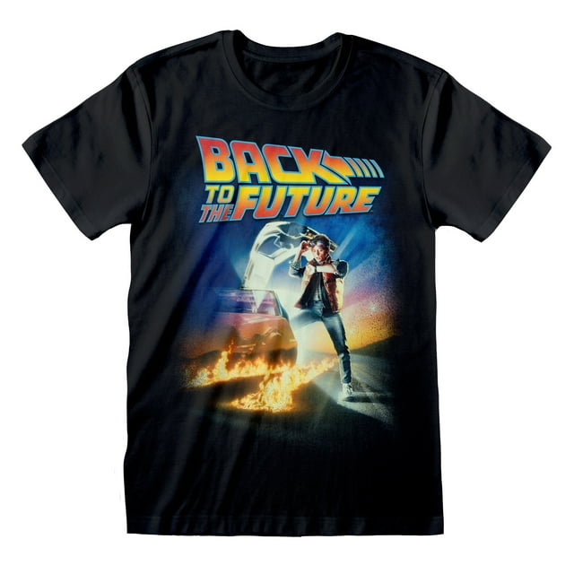 Regreso Al Futuro - Camiseta Diseño Póster para Adultos Unisex (Negro)