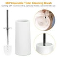 thumbnail image 3 of TeqHome 6Pcs Bathroom Accessories Set 6 Piece Plastic Bathroom Soap Dispenser Set Soap Dispenser Toot for Bathroom White, 3 of 9