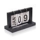 thumbnail image 1 of Página Turnando Calendario Oficina Dormitorio Mesa de pie Decoración Interior Restaurantes Decoración Holiday Housewarming Party Favors Negro seitruly HA032057-01B, 1 of 7