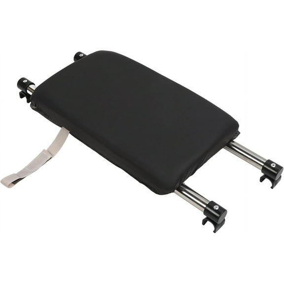 gernie Walker Rest Seat, Universal Seat for Rollator, Load Bearing Attachable Seat for Folding Walker with Non Slip Fixed Buckle, Portable Extra Wide Handicapped Walker Attachable Seat