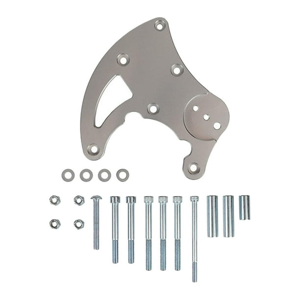 Soporte de CA Soporte de compresor de CA Aluminio Fácil de instalar Reemplazar piezas para Plata