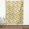 Ambesonne Floral Fabric by the Yard Upholstery, Blossoms Petals and