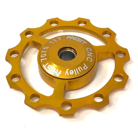 AEST 11T Aluminum Alloy Rear Derailleur Upper/Lower Wheel Pulley for Shimano/SRAM (GOLD-5) price history on PriceWatchPro