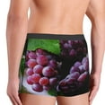 thumbnail image 5 of Kll Grape Men'S Cotton Boxer Briefs Underwear-Small, 5 of 9
