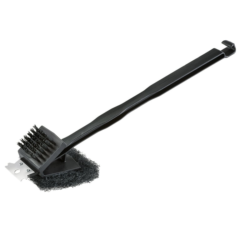 TrimBrush Warm or Hot Clean to 350 F 3 in 1 XL BBQ Grill Brush No Harmful Wire Bristles
