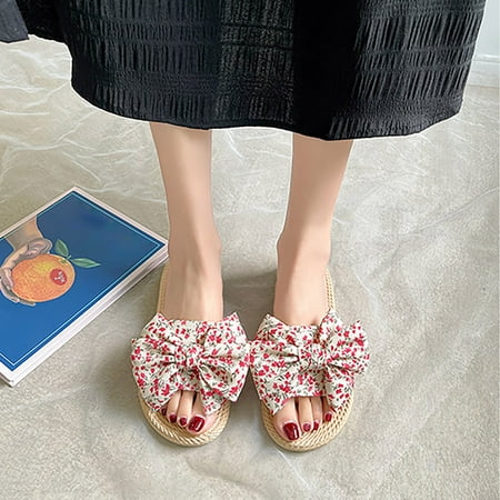 

Aueoeo Platform flip flops for women Women Comfortable Flip Flop Indoor Outdoor Sandals Leisure Slippers