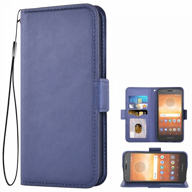 Mobile Phone Cover for Motorola Moto G5 Plus Mobile Phone Cover, Motorola Moto G5 Plus Cover Leather Mobile Phone Case for Motorola Moto G5 Plus, Blue
