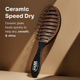 thumbnail image 3 of Wet Brush Ceramic Speed Dry Vented Hair Brush with Faster Blow-Drying Ceramic Coating - Black, 3 of 9
