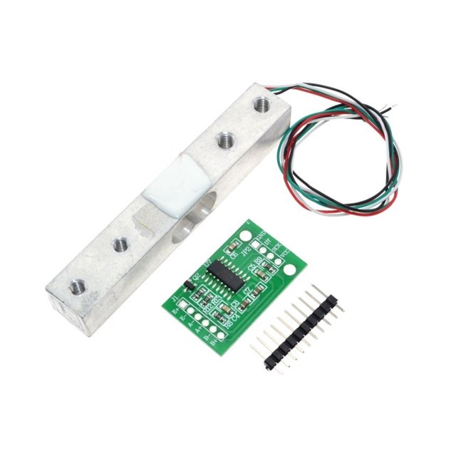 Digital Load Cell Weight Sensor 2kg Portable Electronic Kitchen Scale + HX711 Load Cell Advertising Module