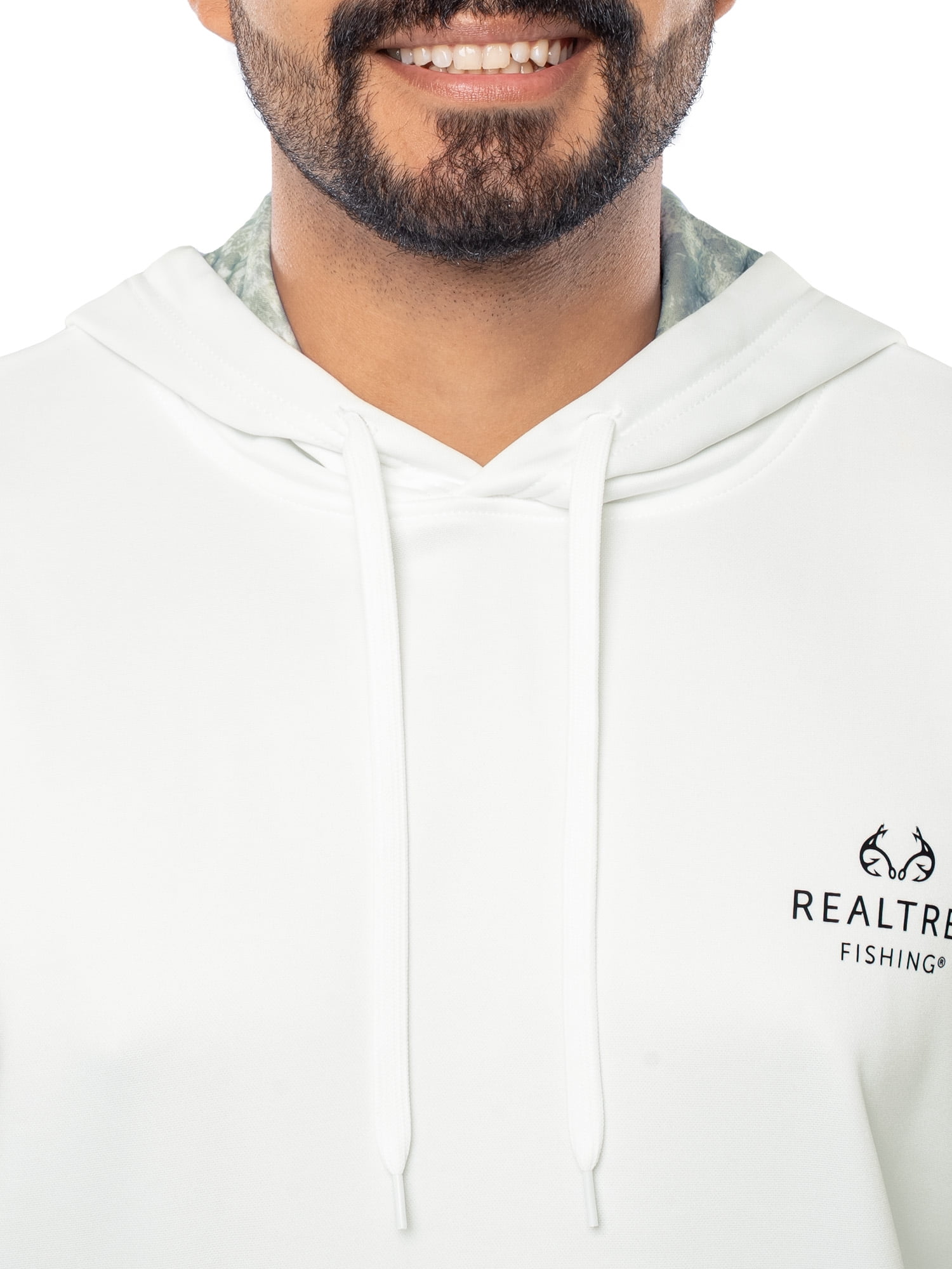 Realtree Fishing Men's Logo Performance Hoodie, Size S-4XL