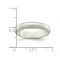thumbnail image 3 of Ladies or Mens 4mm Satin Finish Wedding Band Ring in Sterling Silver, 3 of 4