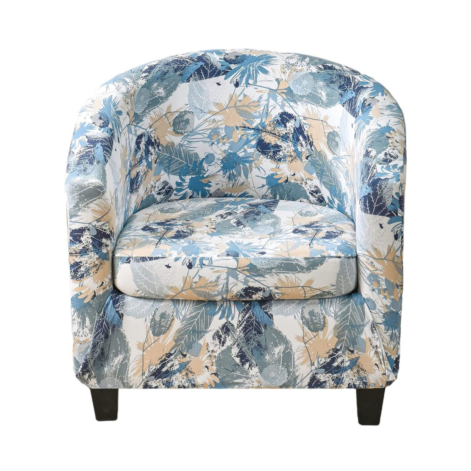 2 Piece Club Chair Slipcover Printed Tub Chair Slipcover Armchair