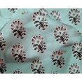 thumbnail image 5 of oneOone Silk Tabby Turquoise Blue Fabric Block Sewing Craft Projects Fabric Prints By Yard 42 Inch Wide, 5 of 6