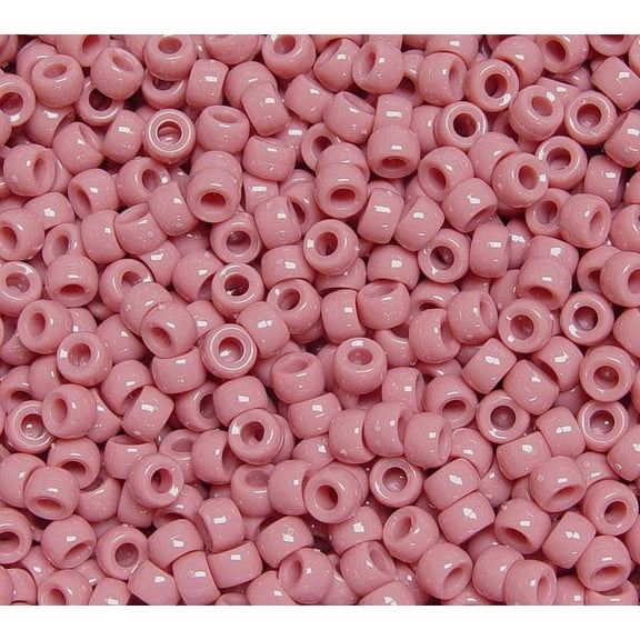 JOLLY STORE Crafts Opaque Rose 7x4mm Mini Pony Beads 1000pc made in USA