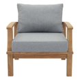 thumbnail image 5 of Ergode Marina Outdoor Patio Teak Armchair - Natural Gray, 5 of 5