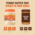 thumbnail image 3 of PBfit Classic Peanut Butter Powder, Powdered Peanut Spread from Real Roasted Pressed Peanuts, 8g of Protein, 30 oz, 3 of 10