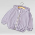 thumbnail image 2 of Girls Clothes Girl Jacket Summer Children's Ice Silk Thin Zip Up Sun Clothing For Boys And Girls With Hat Hooded Long Sleeve Sun Suit For Ages 3 6, 2 of 7