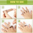 thumbnail image 5 of Toe Splint, 6 Pieces Toe Splint Finr Wrap Loop Bs Cloth Padded Toe Bs Protectors Separator Finr , 3 Sizes, 5 of 5