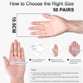 thumbnail image 2 of Guantes desechables de PVC Laklulu, guantes de belleza para repostería y catering de plástico transparente engrosado para uso doméstico, 2 of 8