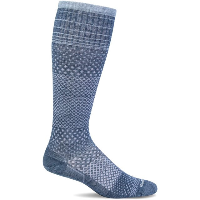 Calcetín de compresión Sockwell Micro Grade Denim para mujer