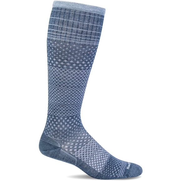 Calcetín de compresión Sockwell Micro Grade Denim para mujer