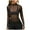 Z_Black, variant on tklpehg Sheer Long Sleeve Tops for Women Solid Color Womens Tops Loose See-Through Seamless Arm Shaper Top Comfy Long Sleeve Blouse Round Neck Black M