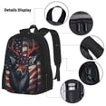 thumbnail image 3 of Balery Modern USA Deer Head Mochila Escolar 3 en 1 para Niños - Mochila Resistente con Lonchera Térmica y Estuche - Mochila Escolar para Niños y Niñas, 3 of 7