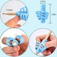 thumbnail image 6 of PPKVUFD 2 Pcs Pencil Grips for Handwriting Pencil Gripper Pencil Holder Posture Correction Training Writing AIDS for Special Needs (Light Blue), 6 of 7