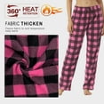 thumbnail image 7 of LNFINTDO Pajamas Pants for Women Fleece Pajama Bottoms Pj Pants Soft Warm Pjs Loungwear Sleep Pants, 2 Pack, Red & Pink Plaid, Medium, 7 of 7