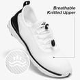 thumbnail image 3 of Athletic Quick Dry Water Shoes Men Swim Shoes for Pool Beach Walking Summer Men's Water Shoes Barefoot Quick-Dry Aqua Shoes Whtie Black Size 9, 3 of 5