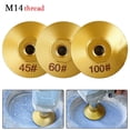 thumbnail image 2 of M14 thread 50mm Brazing Diamond Edge Profile Polishing Grinding Wheel for Marble, 2 of 5