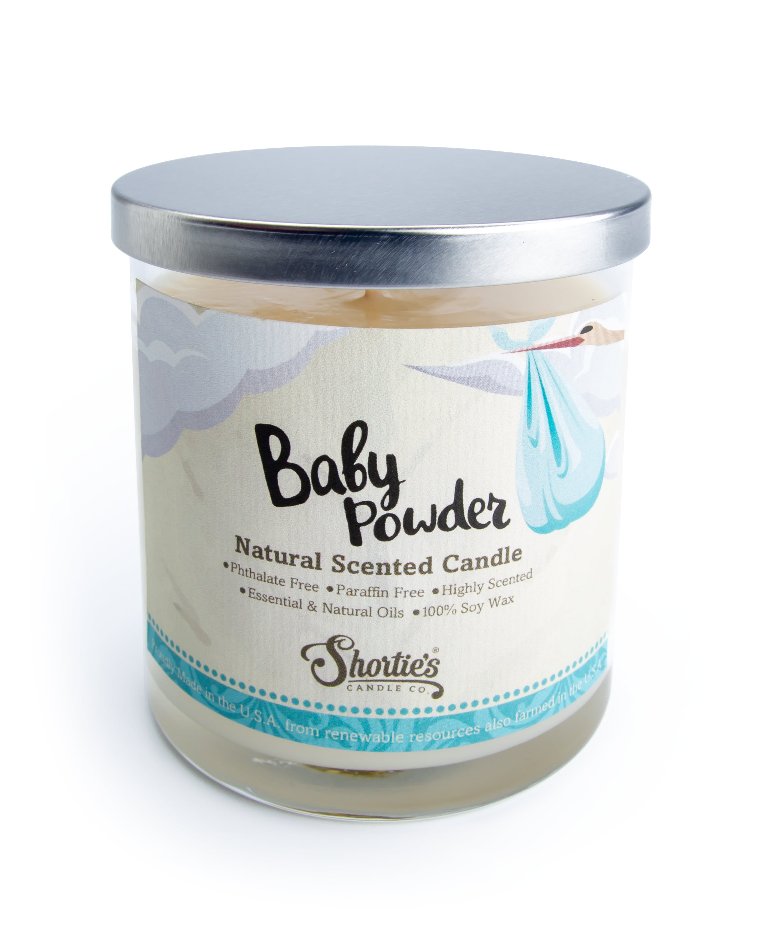 Baby Powder Natural 9 oz. Soy Candle