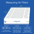 thumbnail image 3 of 20x20x5 (4 3/8) Honeywell Replacement Furnace Filters MERV 15 Plus Carbon 4 Pack, 3 of 7