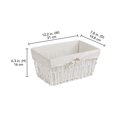 thumbnail image 2 of Hometrends Lined Rolled Paper Basket, 2 of 4